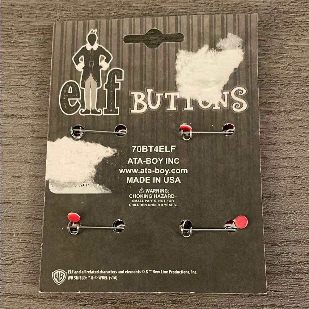 Elf Movie Button Set - Multicolor - Picture 2 of 2